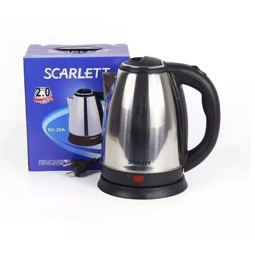 Scarlett Electric Hot Water Heating Kettle - 2l - 1500w