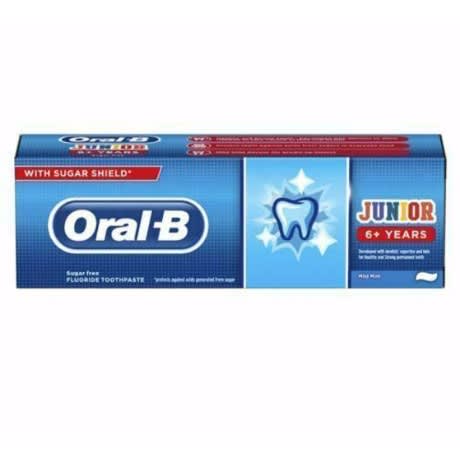 Junior Children's Toothpaste - 75ml With Sugar Shield - Sugar Free 6+ Years