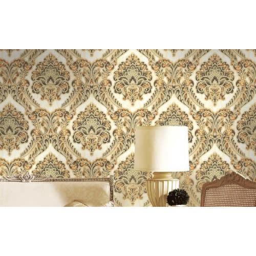 3d Wallpaper Gold Embosed