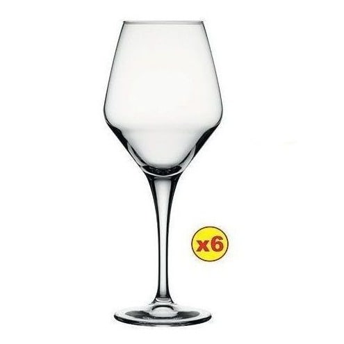 6pcs Dream White Wine Set - 380cc + 20g Milo Sachet