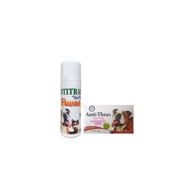 Antithrax Ectoparasite Tick & Flea Powder Plus SoapFor Dogs