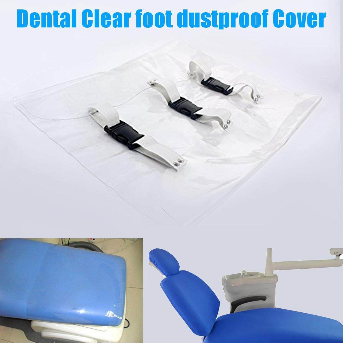 23.6" Dustproof Clear Dental Cushion Foot Cover Pad Protector Chair Seat Mat