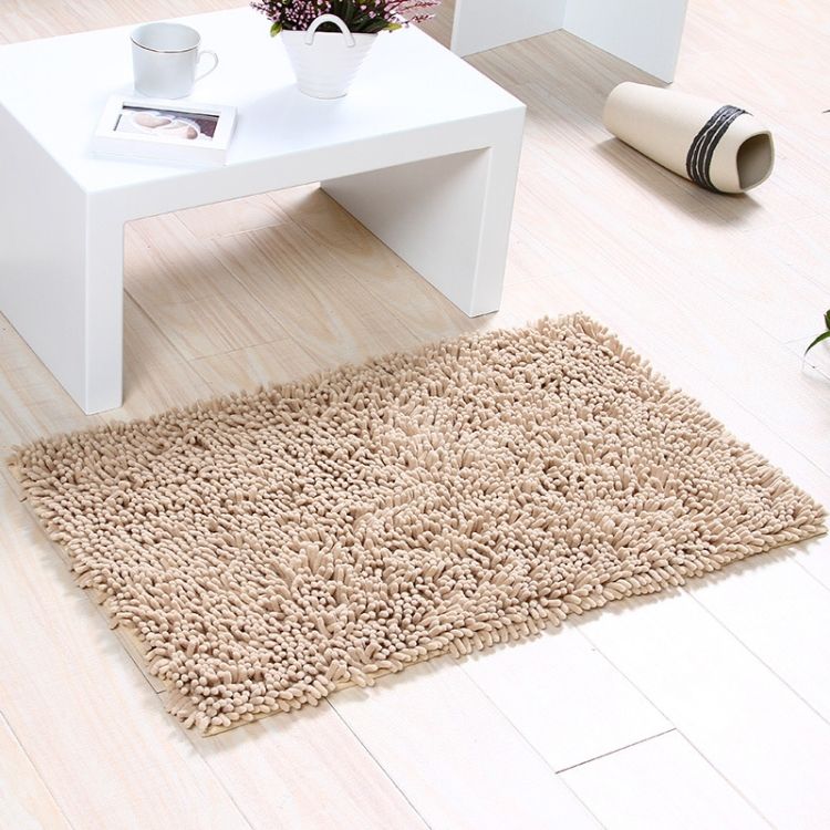 Shaggy Soft Water Absorption Bedroom Bathroom Carpet Mat
