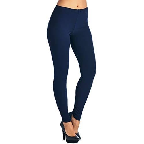 Ladies' Classic Long Leggings - Navy Blue