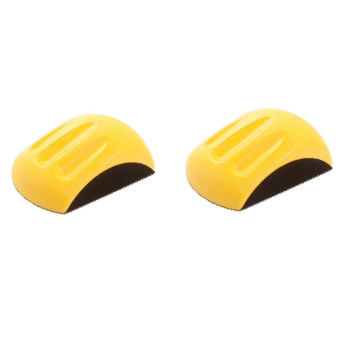 2x 6 Inch/5 Inch Hand Sanding Block for Hook & Loop Sandpaper Hand Pad Polishing Pad Abrasive Tools