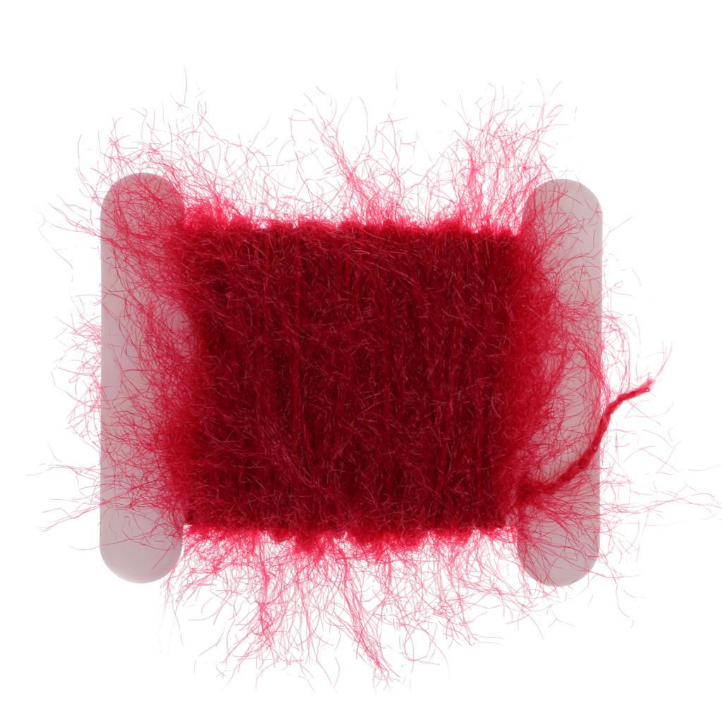 Fly  Tinsel Chenille Crystal Flash Line Fly Tying Materials Red
