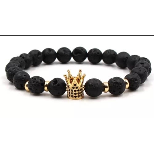 King's Fortune Bracelet - Yellow + Gold Crown