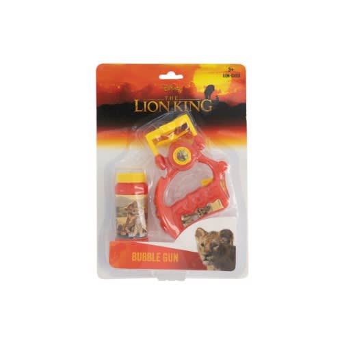 The Lion King Bubble Gun - Red/yellow
