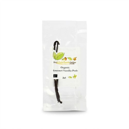 Organic Gourmet Vanilla Pods -2pc