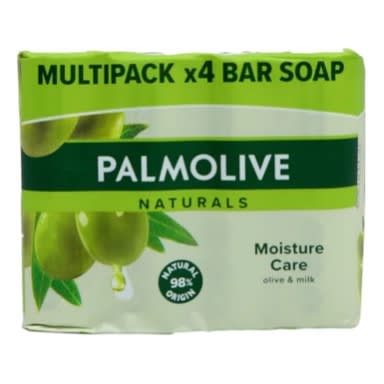 Naturals - Moisture Care Olive & Milk Soaps - pack Of 4