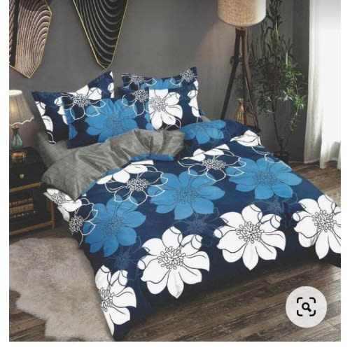 Bedsheet & 4 Pillowcases -multicolor - 6by6ft