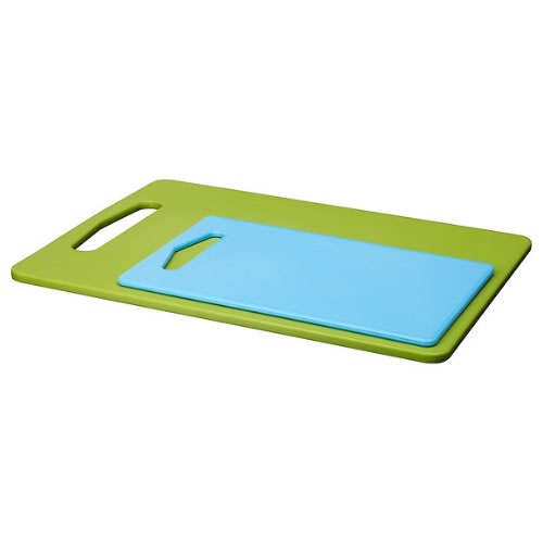 Bergtunga Chopping Board 2 Pieces - Green & Blue