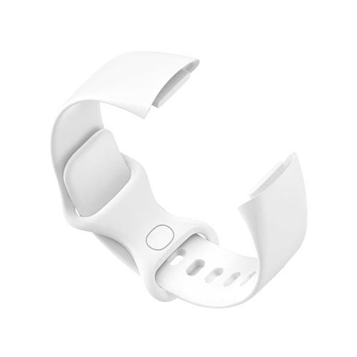 Replacement Silicone Watch Strap Band For Fitbit Charge 5 White