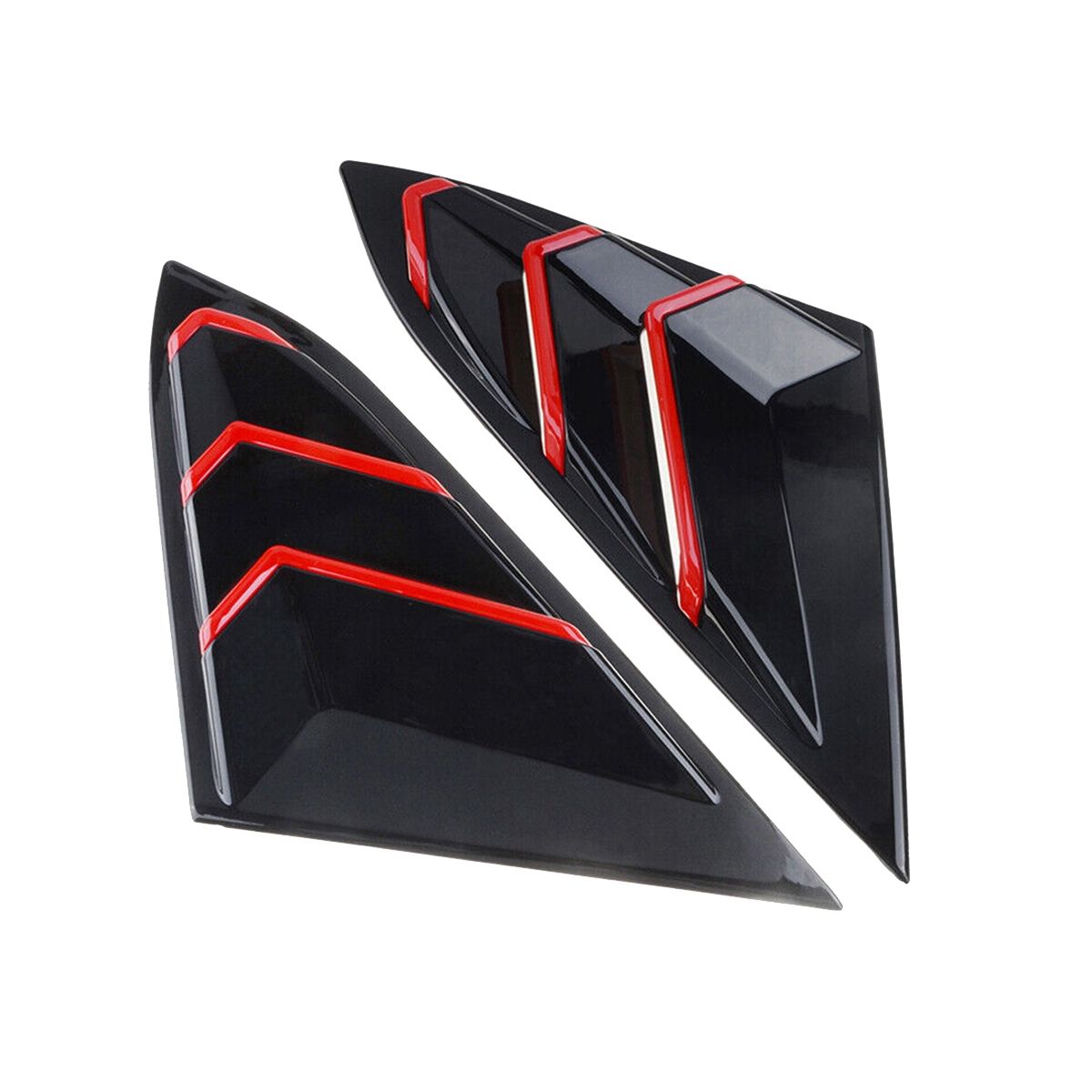 For 2016-2021 Sedan Rear Side Vent Quarter Window Louver