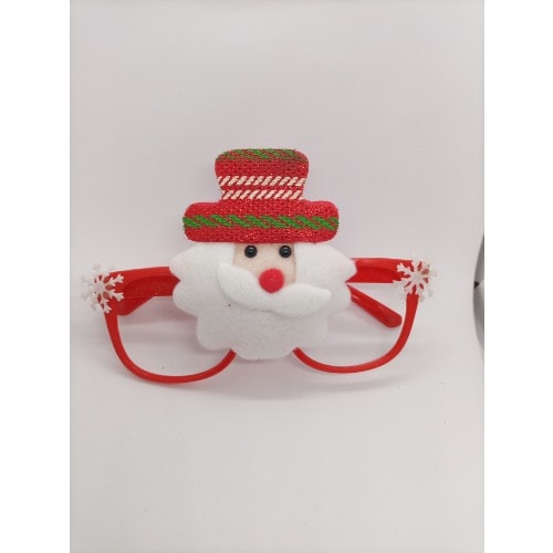 Unisex Santa Eyeglass Snowflakes Ornament Frame