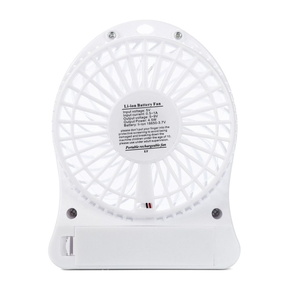 Fan Rechargeable USB Cooler 18650 Fans Desk Fan Adjustable Portable Battery Personal Cooler#0119y10 Office Air Mini Home Fan 1PC
