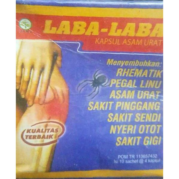Laba Laba : Cure For Rheumatism,  Arthritis,  Back Pains
