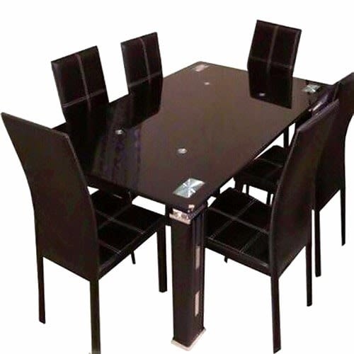 Dining Set G T74 - 6 Chairs - Brown