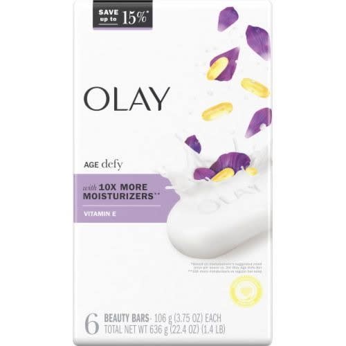 Age Defying Beauty Bar Soap With Vitamin E - pack Of 6