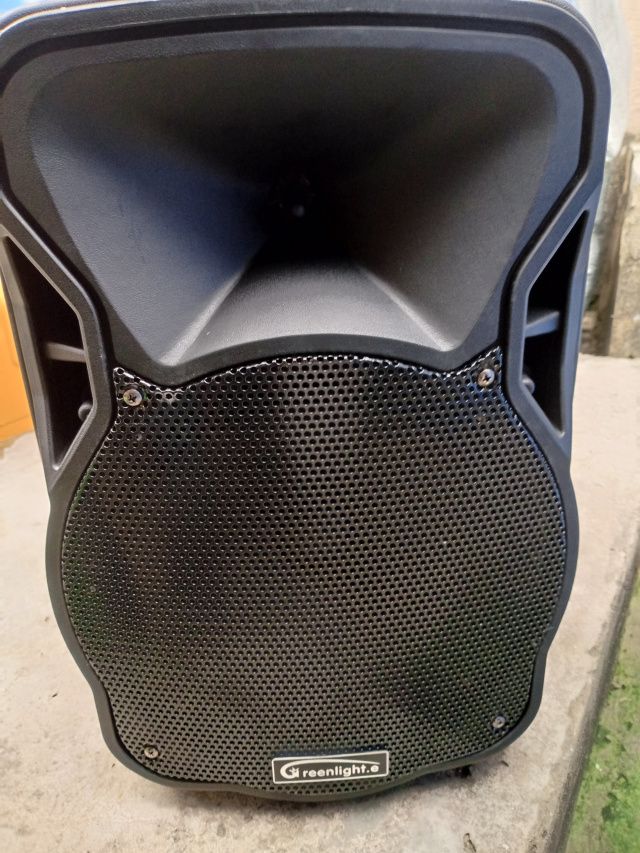 10'' Wireless & Portable Bluetooth Loudspeaker Active PA Speaker System Kit Built-in Rechargeable Battery With Bluetooth Speaker, 2 Wireless Microphone & USB/SD Slots (10 Inches)