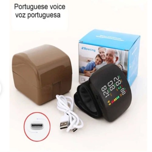 Rechargeable Wrist Blood Pressure Monitor