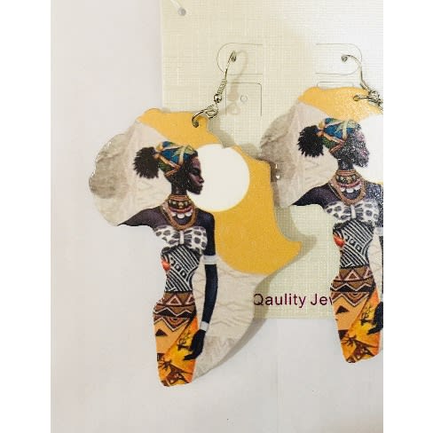 Africa Dangling Earrings