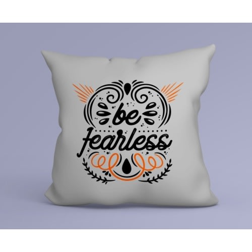 Be Fearless Custom Branded Side / Throw Pillows
