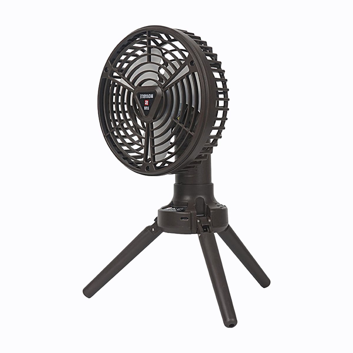 Portable Fan Long Battery Life Tent Fan Light Black