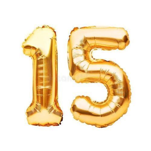 Birthday Ballons Number 15