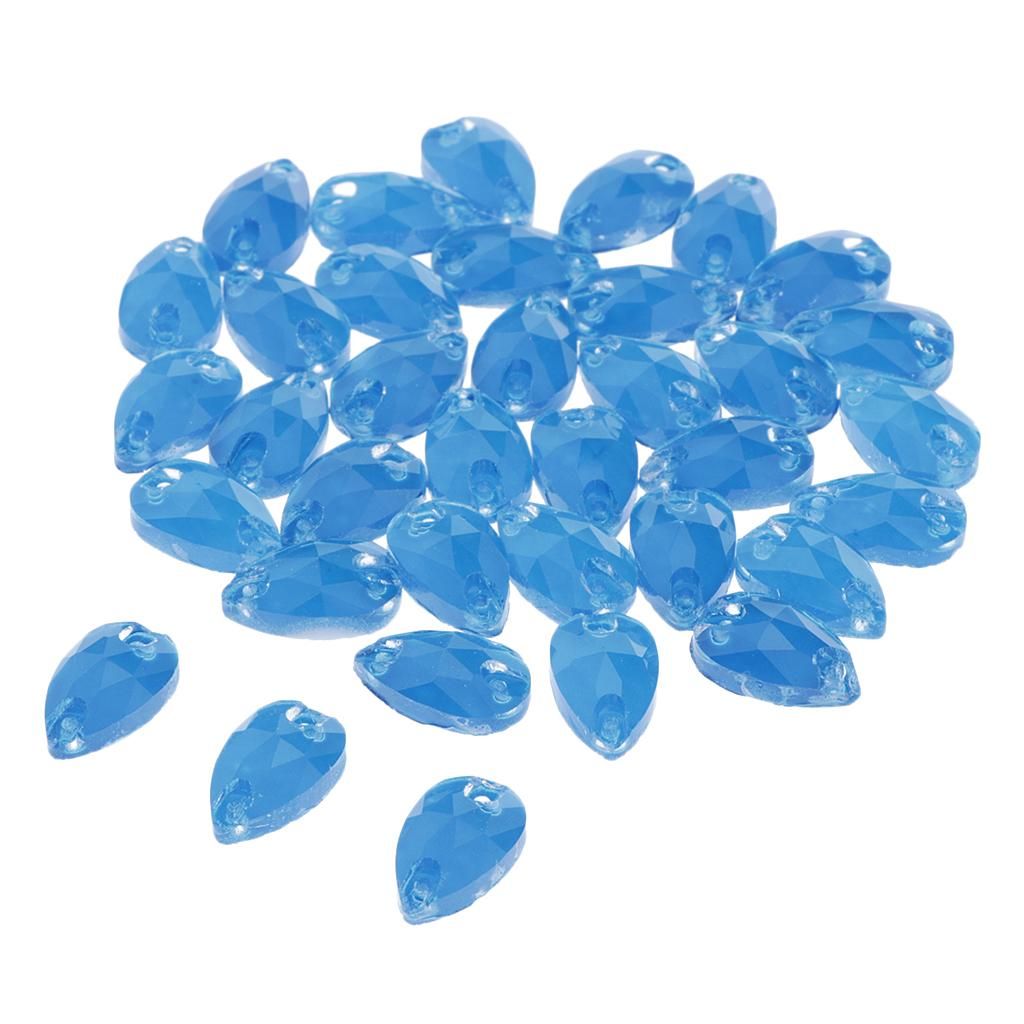 Sew On Glass Deep Blue