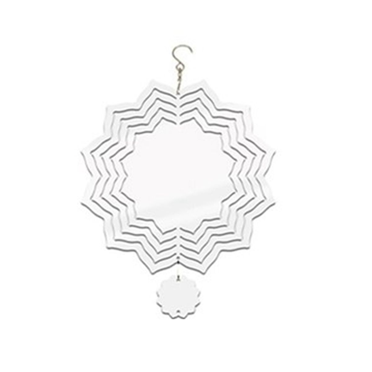 4Pcs Sublimation Wind Spinner Blanks 8 Inch 3D Wind