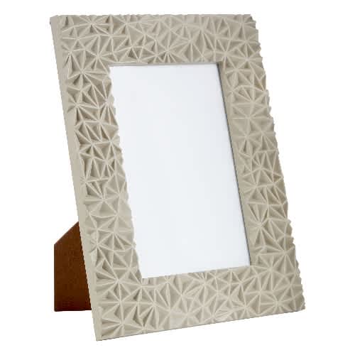 Geo Photo Frame - Grey - 5" X 7"