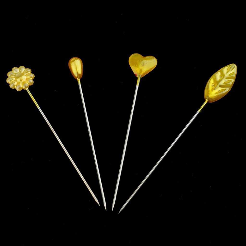 120pcs Flower Leaves  Shawl Safety Pins Jewelry For