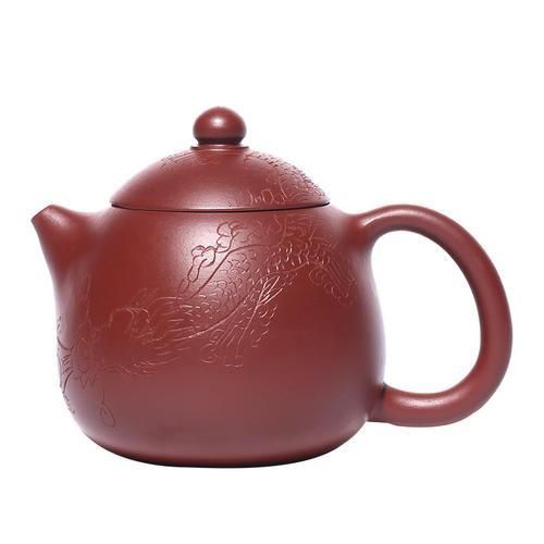 Yixing Teapot All Handmade Master Dragon Kung Fu Kettle Mud Dahongpao Creative Drinkware