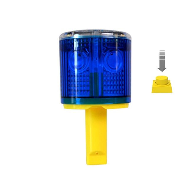 1pcs Rain-proof Solar Powered  Traffic Light
