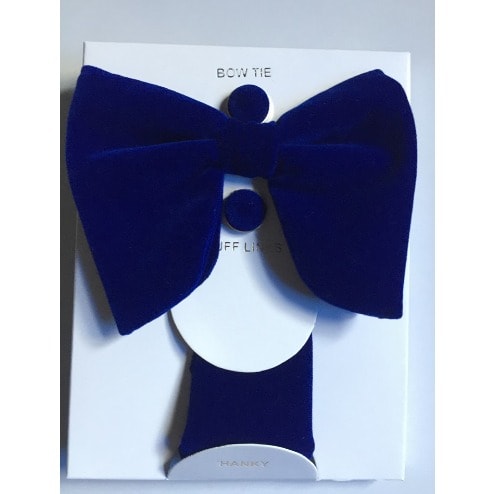 Stylish Men's Giant Bow Tie - Blue