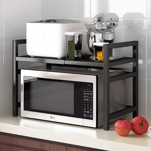 Expanding Microwave Oven  Rack Stand For Organization