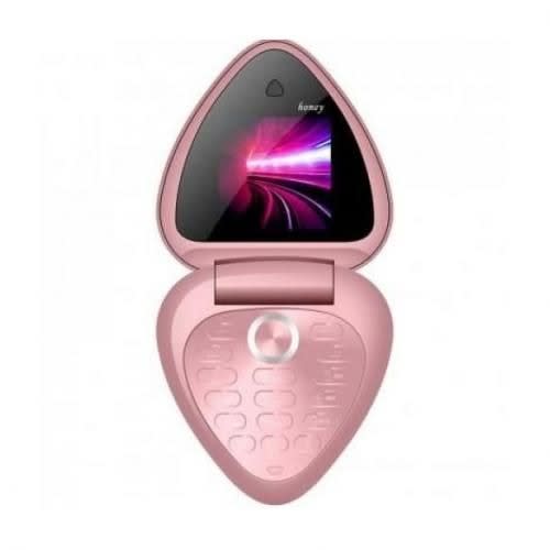 Honey Flip Phone - 1.54" - Color Display - 600mAh - Pink