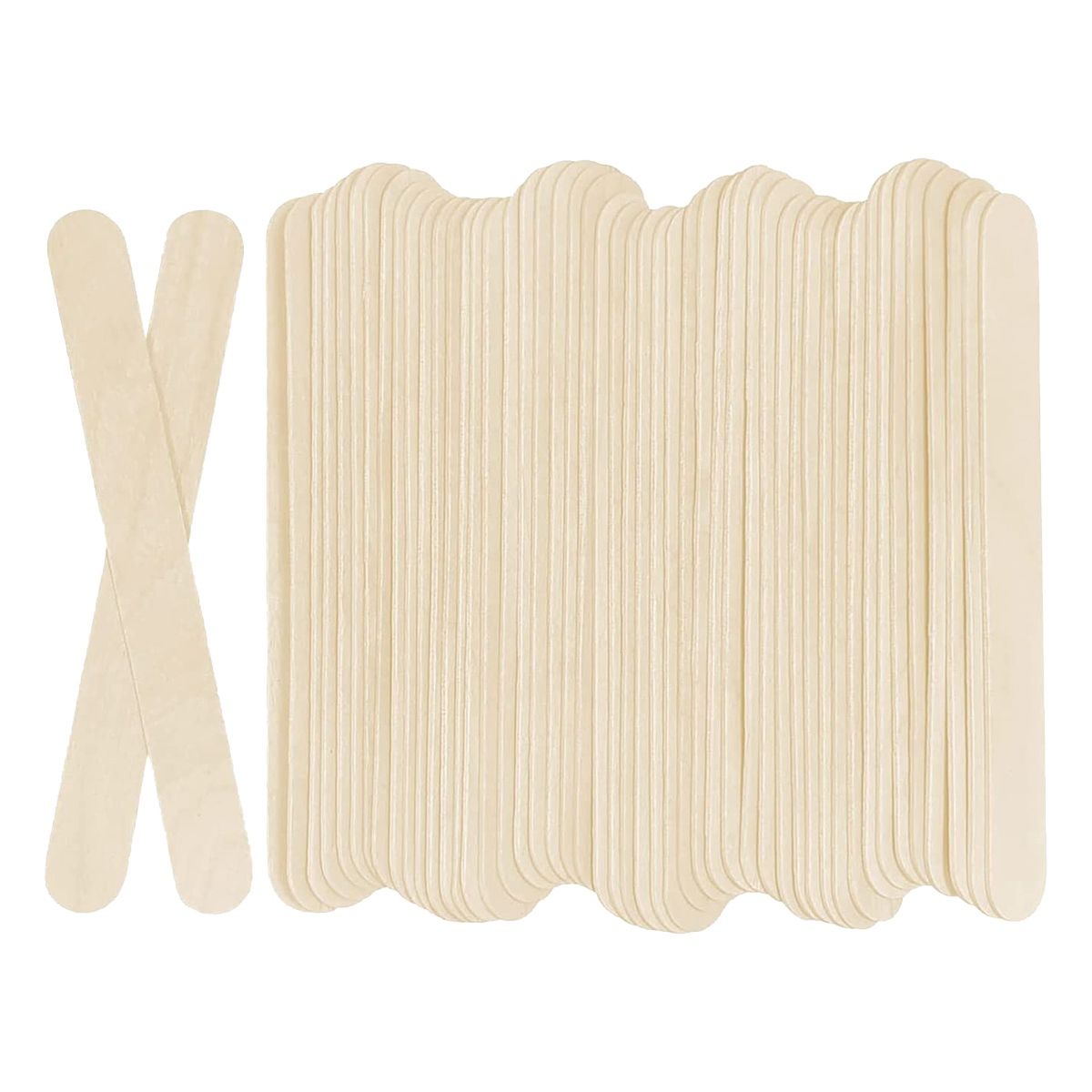 100Pcs Wooden Craft Popsicle Craft Sticks Stick 6inch Long
