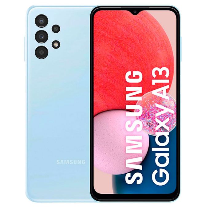 Galaxy A13 6.6" 4GB RAM/128GB ROM Android 12 - Light Blue