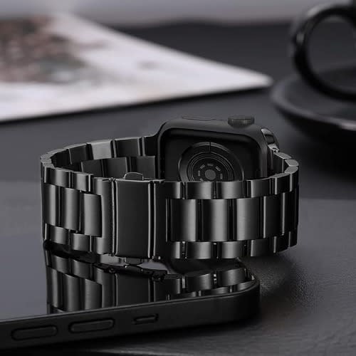 Stainless Chain Strap For iWatch - 42/44/45/49mm
