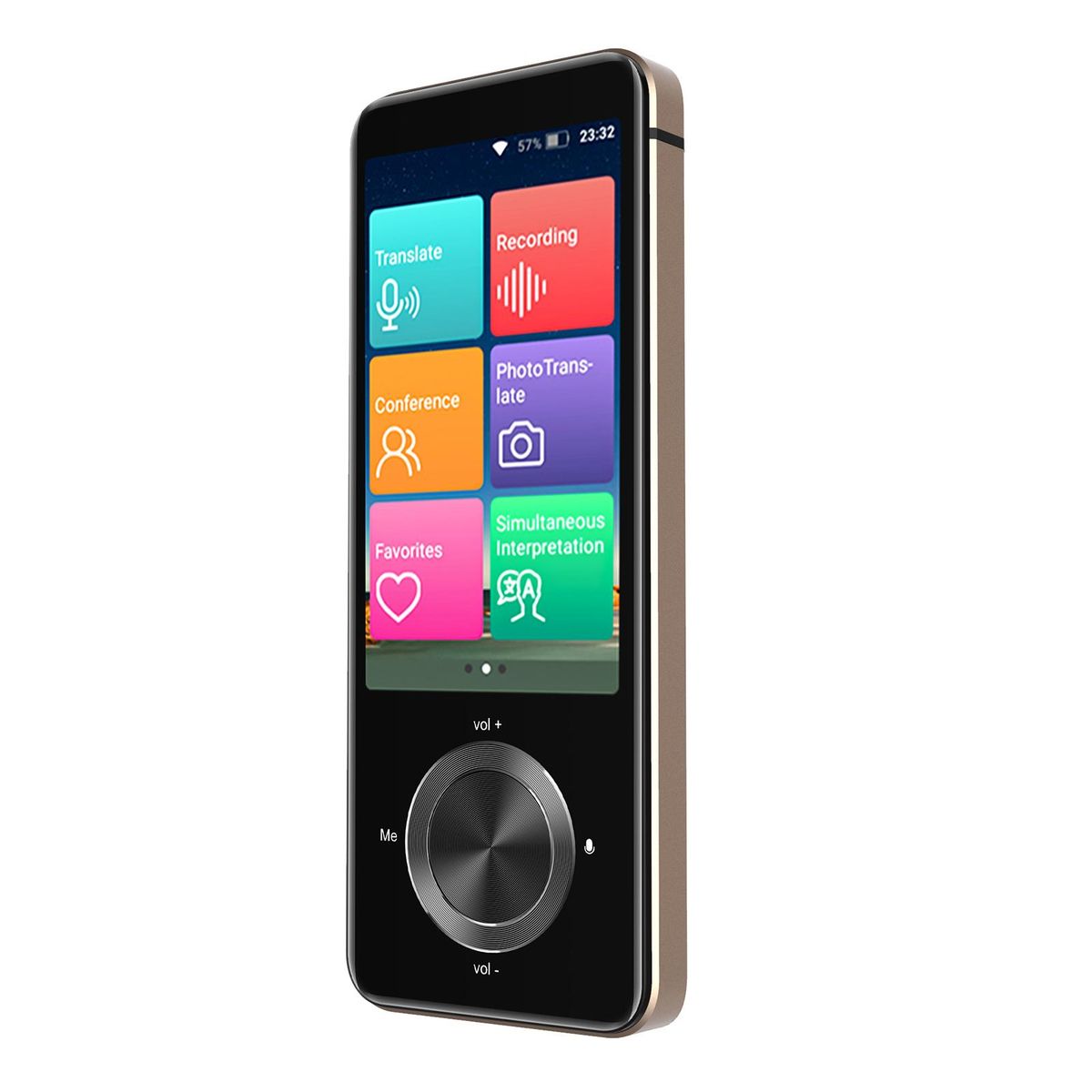 BISOFICE Language Translator Device Portable Voice Interpreter in 137 Languages Real-time 2-WAY Voice Translator Support Recording Text Translate Photo Translating Chinese/English/Japanese/Korean