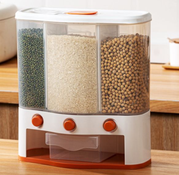 3 Section Rice\Grain Dispenser