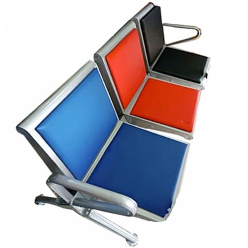 3 Seater Padded Waiting Chair - Multicolor