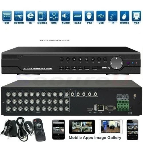 32 Channels Ahd Dvr For Cctv Cameras 5 In 1 With Internet & 3g Phone Viewing