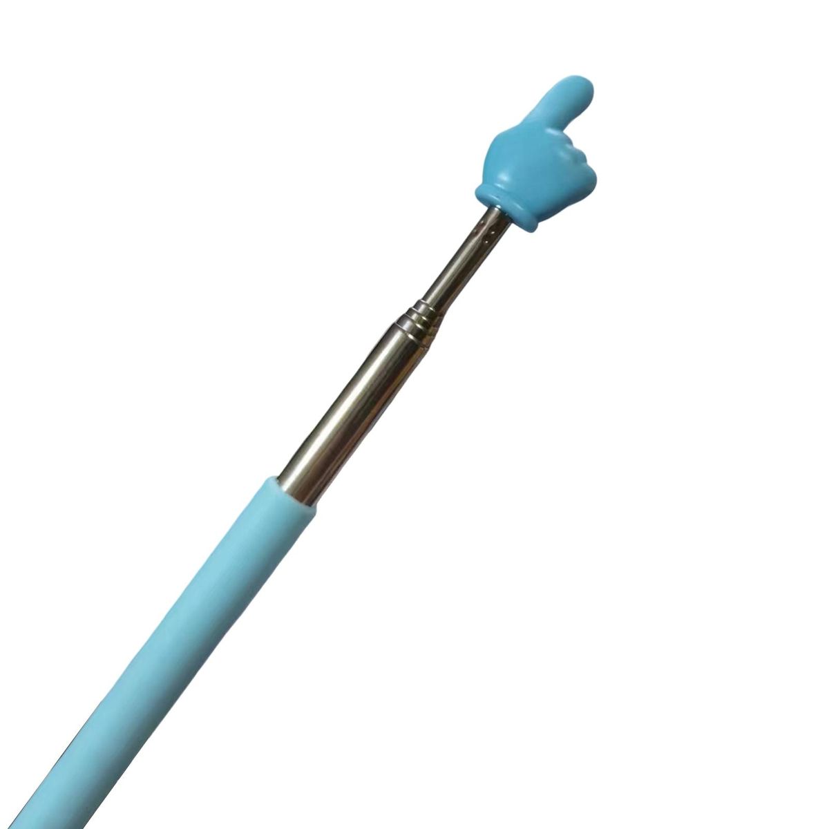 Extendable Finger Stick Telescopic Handheld Presenter for Classroom Blue