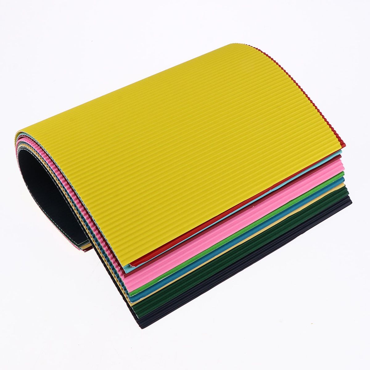 10 Pieces Corrugated Paper Cardboards Kids  Regular Color