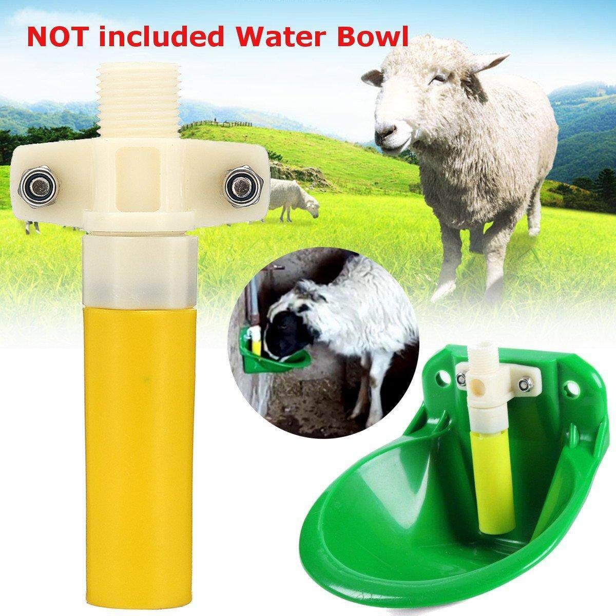 Details About ?Automatic Plastic Farm Water Bowl Float Valve Drinking Stock For Horse Sheep Dog