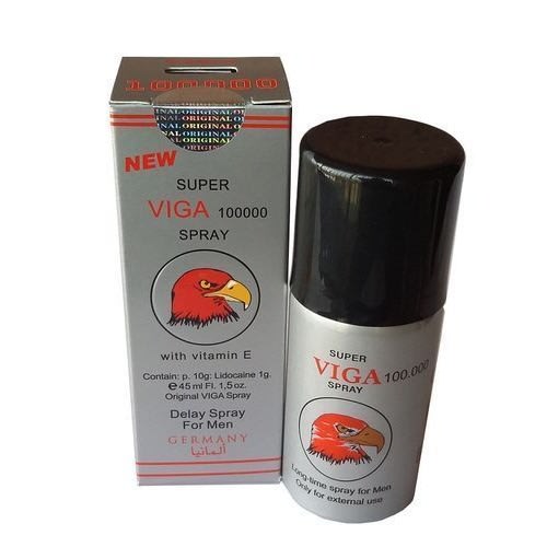 Super Viga 100,000 Delay Ejaculation Spray For Men With Vitamin E