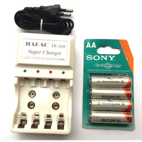 Rechargeable Battery With Charger